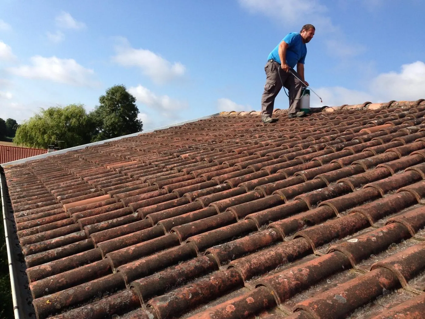 Toiture avant les travaux