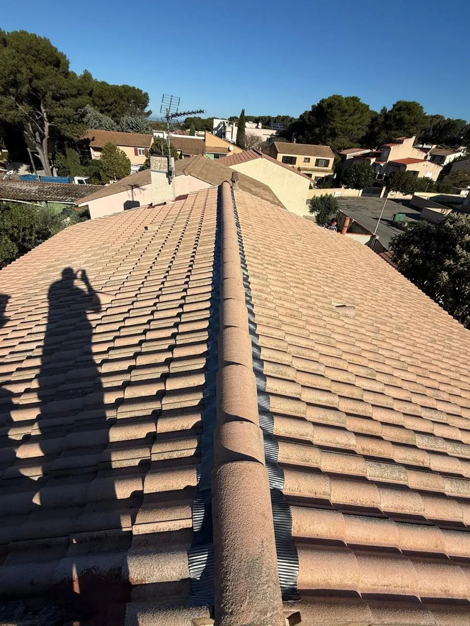 Rénovation de faîtage : après