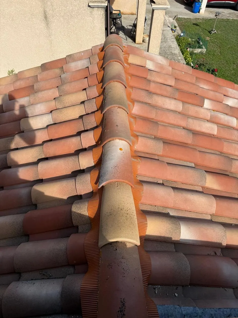 Rénovation de faîtage : après