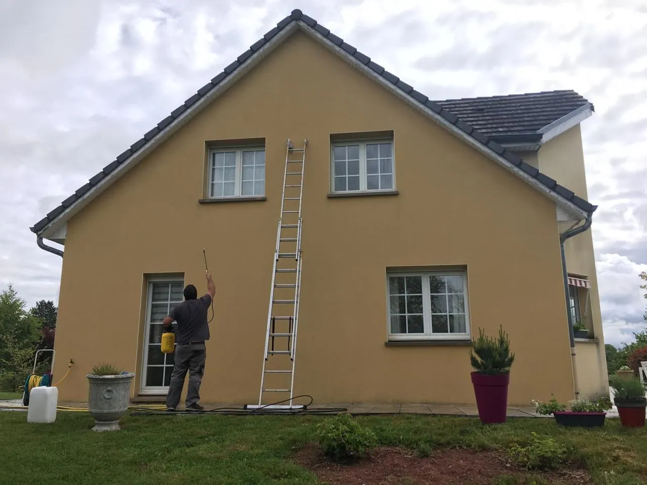 Nettoyage de façade : après