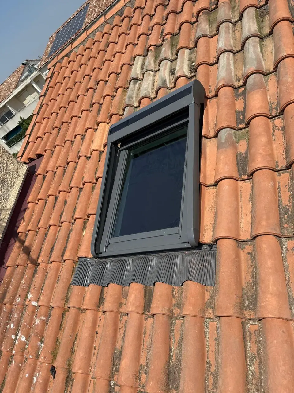 Fenêtre de toit posée