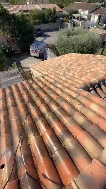Nettoyage de toiture